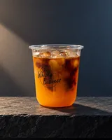 Iced Cranberry Americano iced black coffee at The Whisky Business, Thrissur